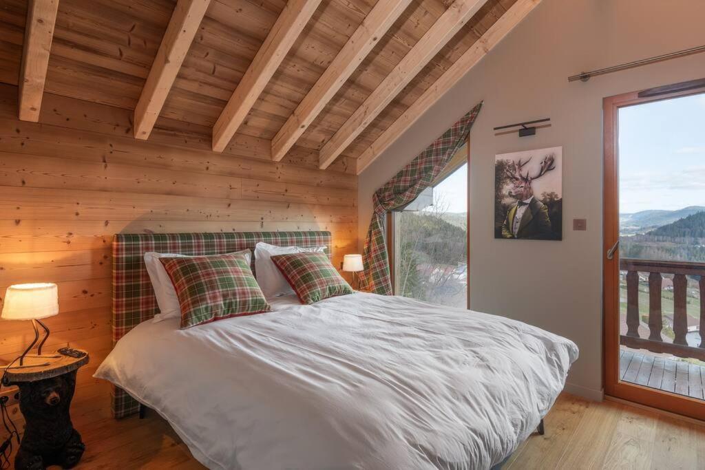 Luxueux Chalet Avec Vue Sur Les Pistes Et Le Hohneck เลอโธลี ภายนอก รูปภาพ