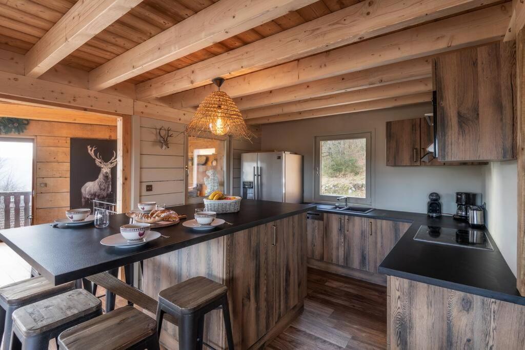 Luxueux Chalet Avec Vue Sur Les Pistes Et Le Hohneck เลอโธลี ภายนอก รูปภาพ