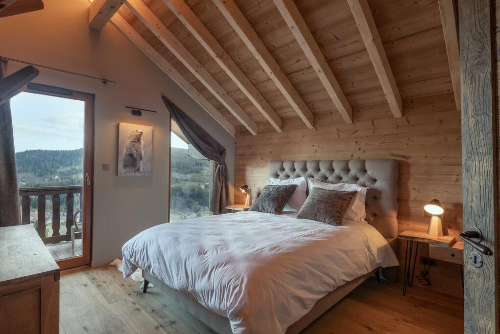 Luxueux Chalet Avec Vue Sur Les Pistes Et Le Hohneck เลอโธลี ภายนอก รูปภาพ
