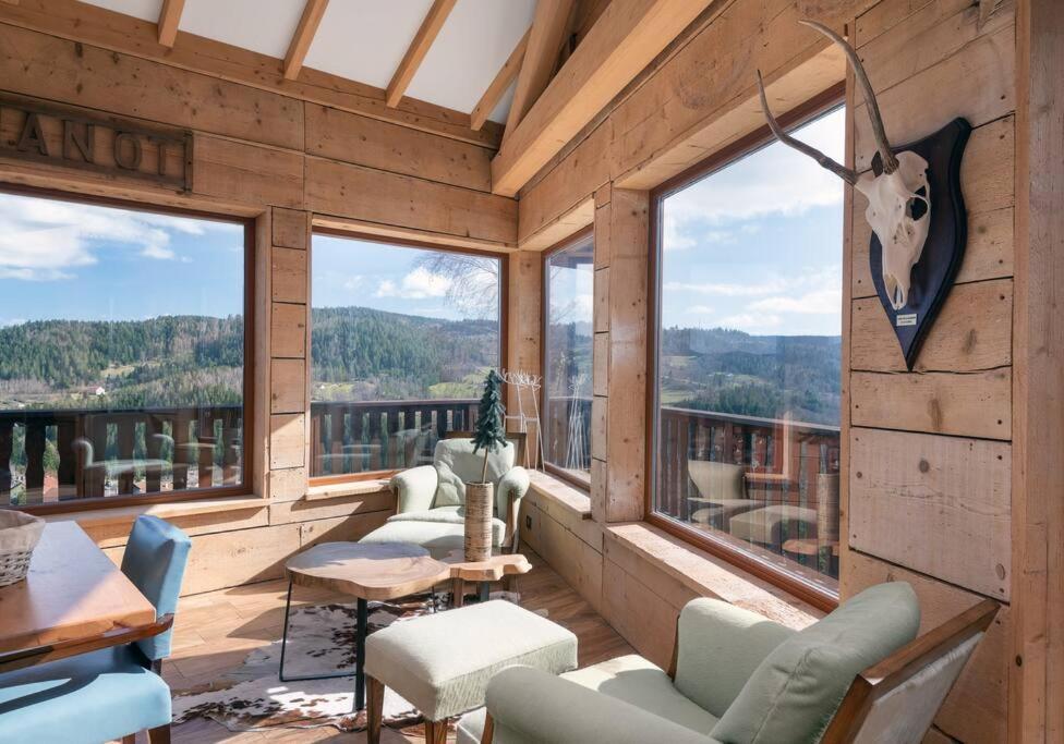 Luxueux Chalet Avec Vue Sur Les Pistes Et Le Hohneck เลอโธลี ภายนอก รูปภาพ